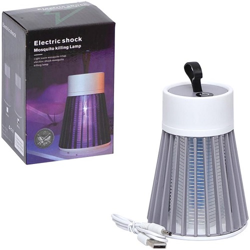 Антимоскитная лампа - ловушка от комаров с аккумулятором 5W, 13,5*9,5*9,5см