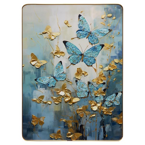 Картина інтер'єрна з камінням "Метелики" 30*40см