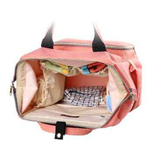 Рюкзак-сумка для мамы и малыша (розовая)