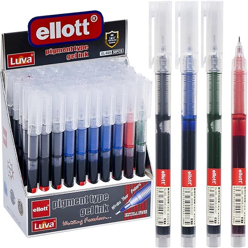 Ручка капілярна 4 кольора мікс 0,5 мм, дисплей "Ellott"