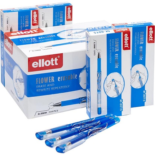 Ручка "пишет-стирает" 0,5мм, синяя "Ellott"