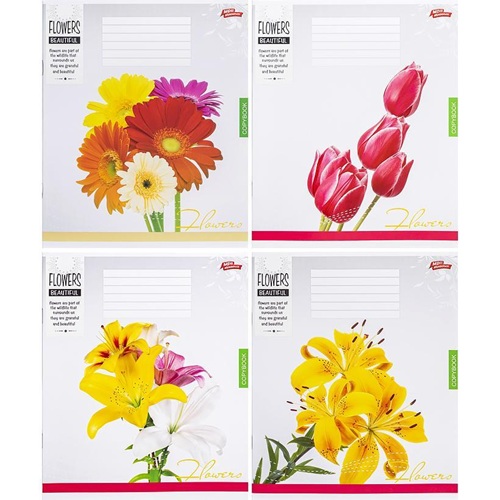 Зошит 24л лінія "Квіти "Мрії здійснюються"