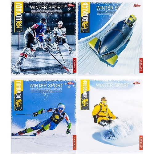 Зошит 36л клітинка "Winter sport" "Мрії здійснюються"