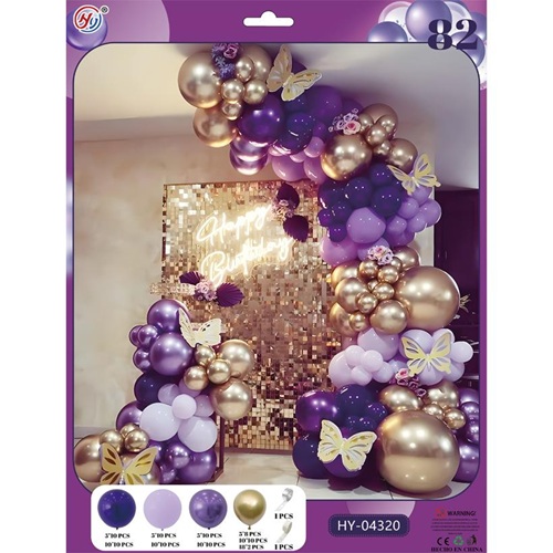 Набор воздушных шаров 82шт для создания фотозоны - арки