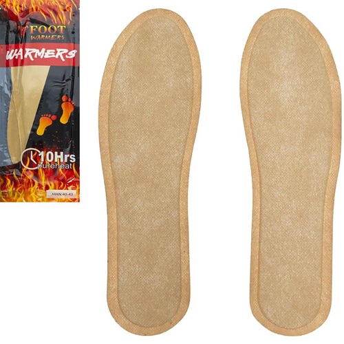 Самонагревающиеся стельки для обуви, одноразовые р.35-39