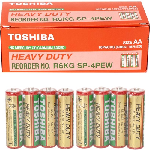 Батарейка Toshiba R06 Heavy Duty SP-4PEW
