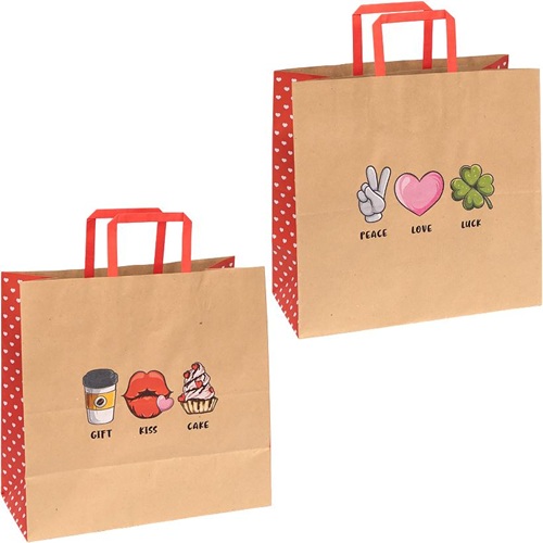 Пакет бумажный КРАФТ 32*15*30см