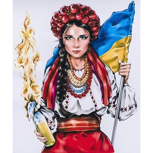 Алмазна живопис "Наші дівчатка" 40*50см у картонній коробці