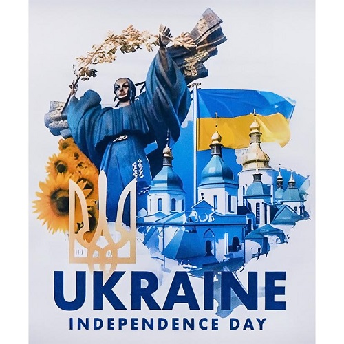 Алмазна живопис 40*50 "UKRAINE INDEPENDENCE DAY" у картонній коробці