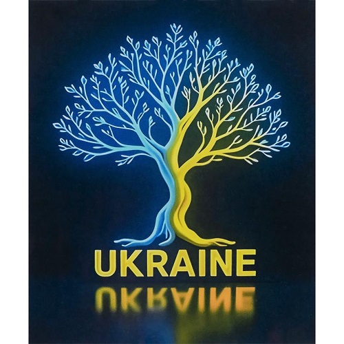 Алмазна живопис 40*50 "Ukraine" у картонній коробці