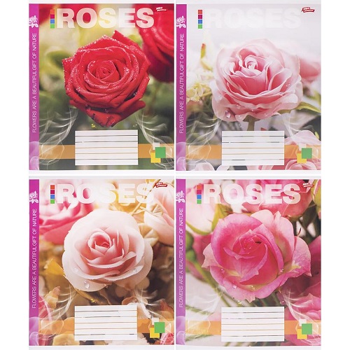 Зошит 48л клітинка "Roses" "Мрії здійснюються"