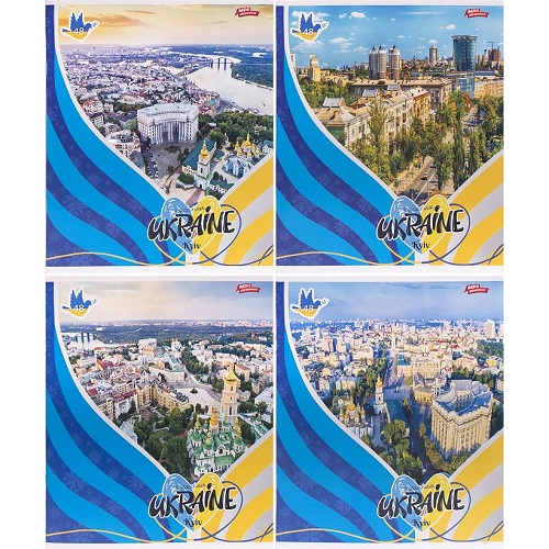 Зошит 48л клітинка "UKRAINE" "Мрії здійснюються"