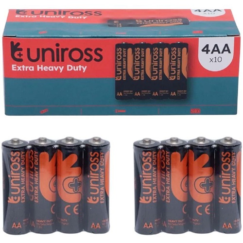 Батарейка Uniross солевая SHRINK OF R6 EXTRA HEAVY DUTY