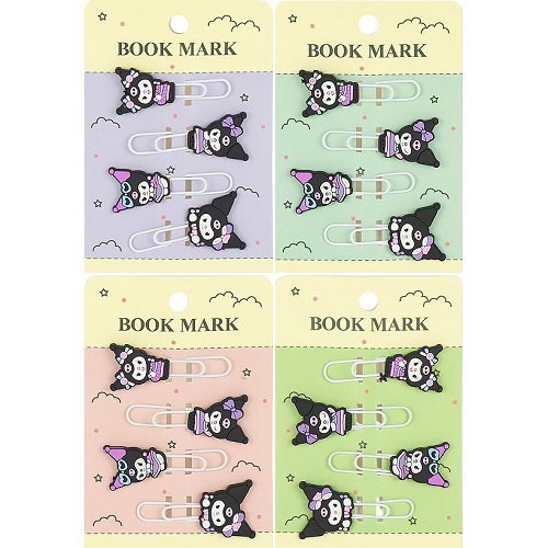 Закладки - скріпки для книг 4шт з фігуркою "Куроми"