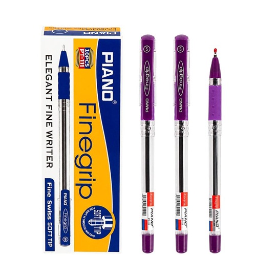 Ручка масляная Finegrip PIANO 0,7мм, фиолетовая