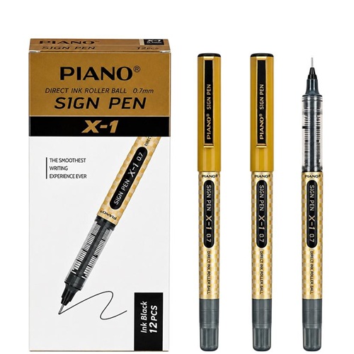 Ручка капілярна - роллер Sign Pen PIANO 0,7мм, чорна