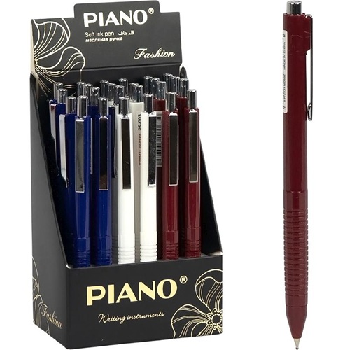 Ручка масляна Featly PIANO автоматична 0,7 мм, синя