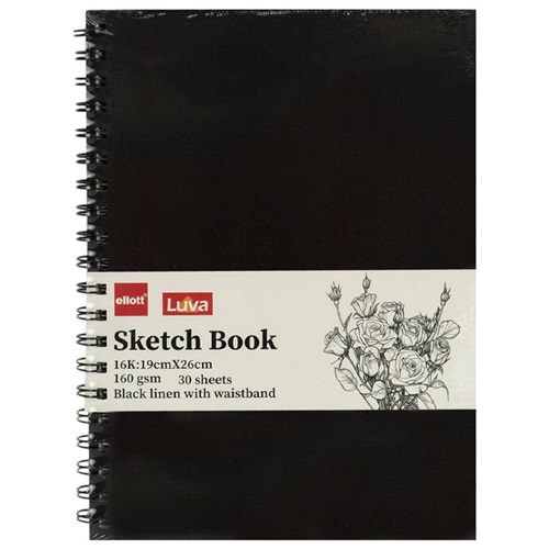 Альбом для ескізів А5 30аркушів, 160 г/м² Sketch Book на спіралі