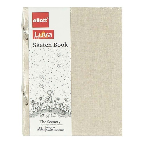 Альбом для ескізів А5 60аркушів, 160 г/м² Sketch Book кільцевий механізм