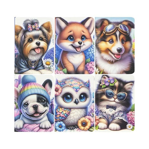 Блокнот А7 "Fresh" 48арк., чистий лист 70г/м2, тверда обл.