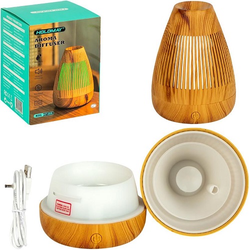 Зволожувач повітря з LED-підсвічуванням AROMA DIFFUSER 115*115*155мм
