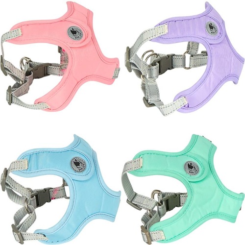 Шлей регульований для домашніх вихованців з повідцем і м'якою ручкою для котів та дрібних собак