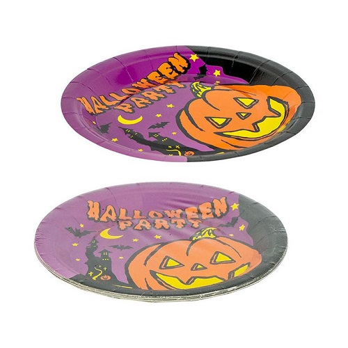 Набор бумажных тарелок "Halloween" 10 штук