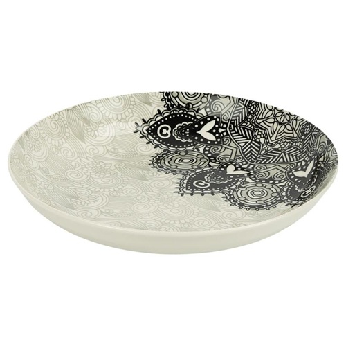Тарілка керамічна з візерунком ⌀23*6,5см, 700мл