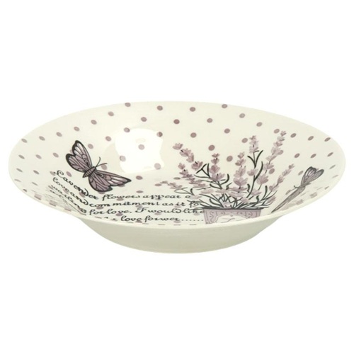 Тарелка суповая керамическая с узором  ⌀20*6см, 500мл