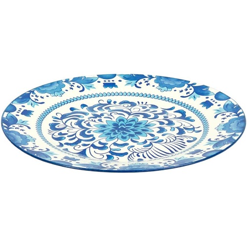 Тарілка обідня керамічна з візерунком ⌀27*10,5см