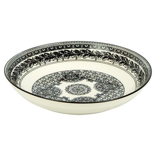 Тарілка керамічна з візерунком ⌀20,5*5,5см, 500мл