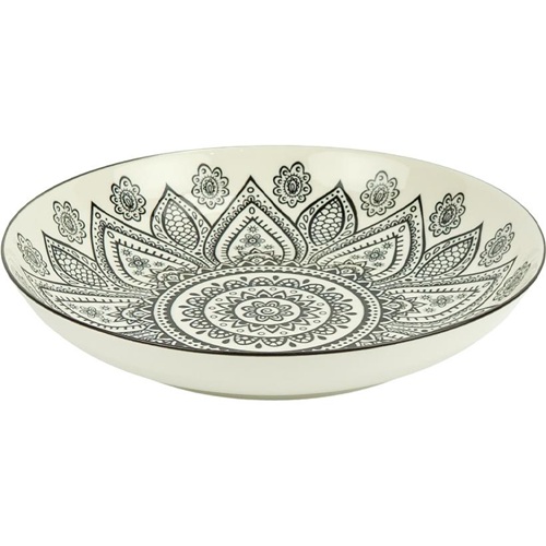 Тарілка керамічна з візерунком ⌀23*6,5см, 700мл