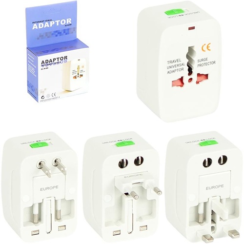 Багатофункціональний адаптер-перехідник із захистом від стрибків напруги