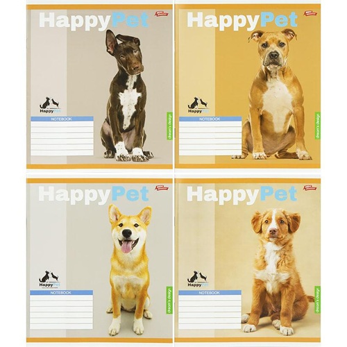 Зошит 18л клітинка "Happy Pet" "Мріі збуваються"