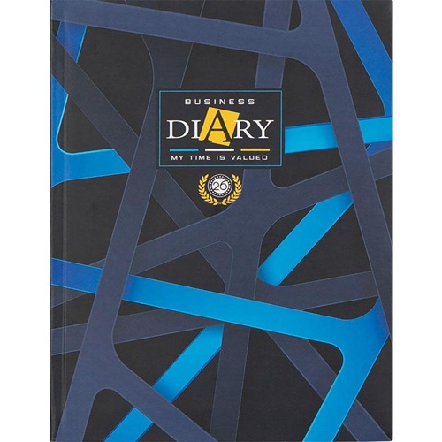Щоденник 2026 року датований А5 "Business Diary" матів. ламінація 160л., лінія