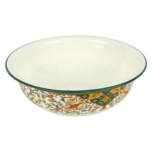 Миска эмалированная 4л Ø30см с рисунком