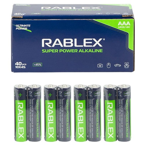 Батарейка RABLEX LR03 AАА 1.5V лужна