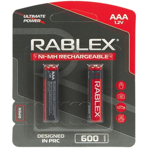 Акумулятори RABLEX ААА 600 1.2V, що перезаряджаються
