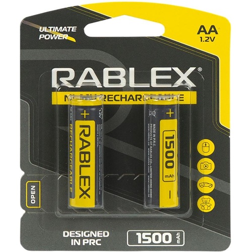 Аккумуляторы RABLEX АА 1500 1.2V перезаряжаемые