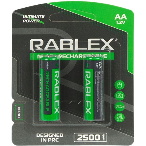 Акумулятори RABLEX АА 2500 1.2V, що перезаряджаються