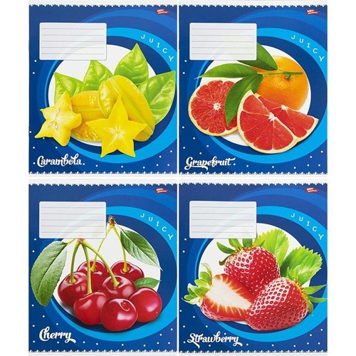 Зошит 18л лінія "Фрукти" Мрії здійснюються