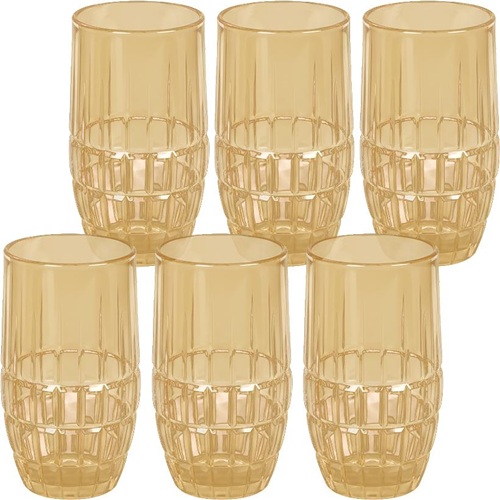 Склянка тонована скляна 450мл Золото