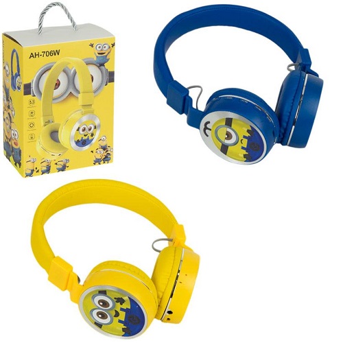 Навушники накладні Bluetooth з мультяшним персонажем