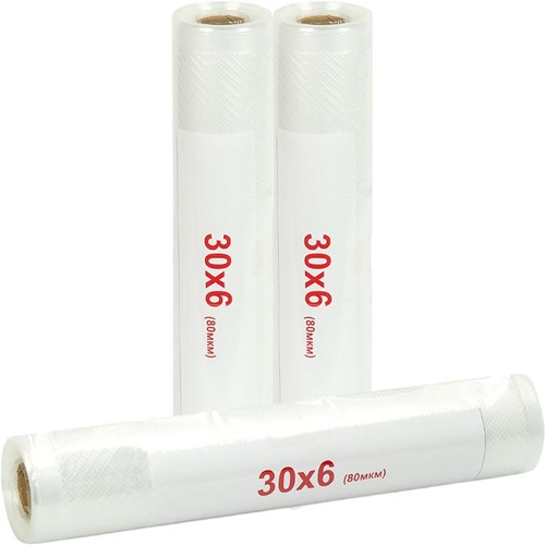 Вакуумний пакет гофрований РУЛОН 30см*6метрів 80мкм.