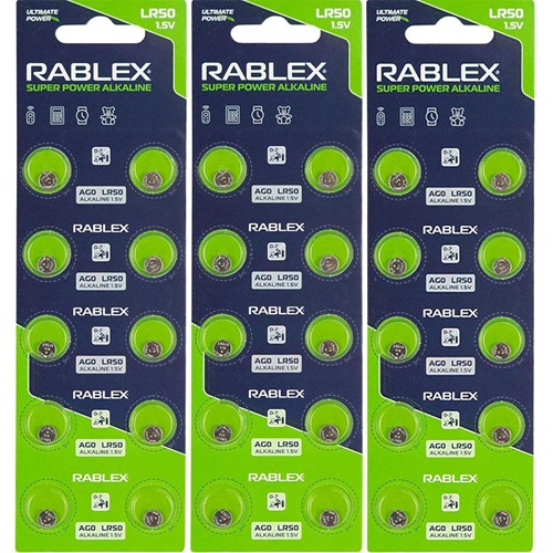 Батарейка RABLEX "таблетка" 1.5V AG0 (LR50)