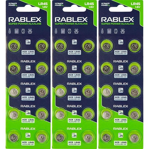 Батарейка RABLEX "таблетка" 1.5V AG9 (LR45)
