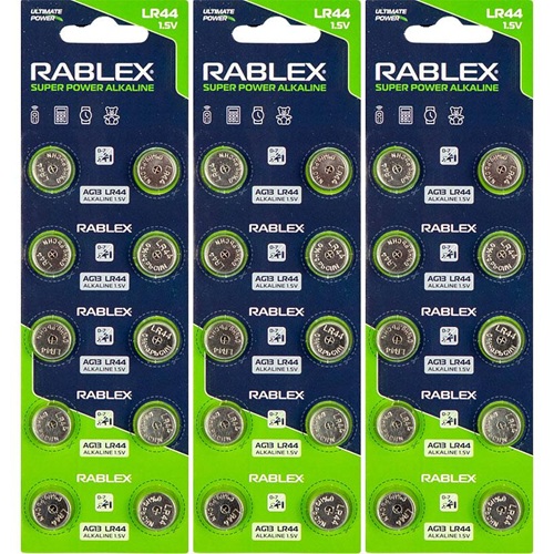 Батарейка RABLEX "таблетка" 1.5V AG13 (LR44)