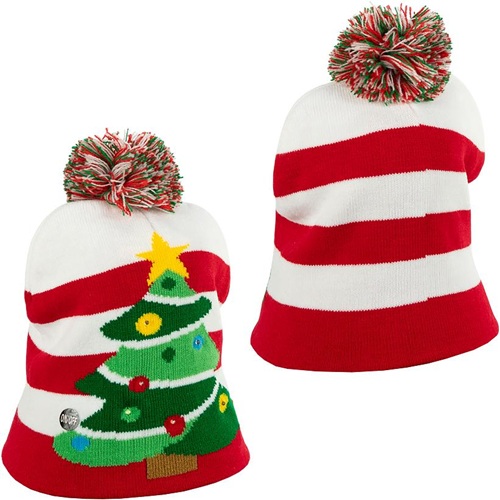 Шапка Новогодняя "Елка" с LED подсветкой