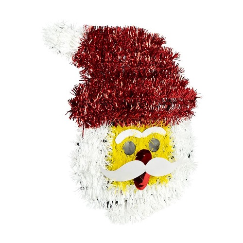 Прикраса з дощику 31*23*1см "Санта"