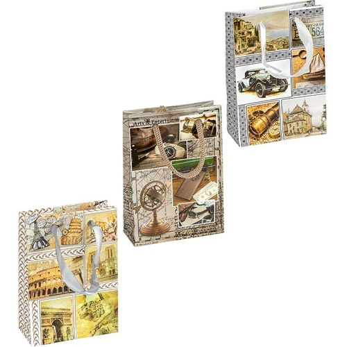 Пакет цветной МИНИ "Мужской" МИКС 8*12*3,5см